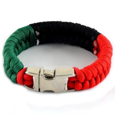 Meer dan 200 kleuren handgemaakte mannen metalen gesp Paracord Armband Nylon touw Survival Bangle