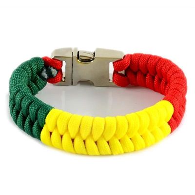 Metal Release Buckle Emergency Paracord Survival Armband voor buiten avonturen