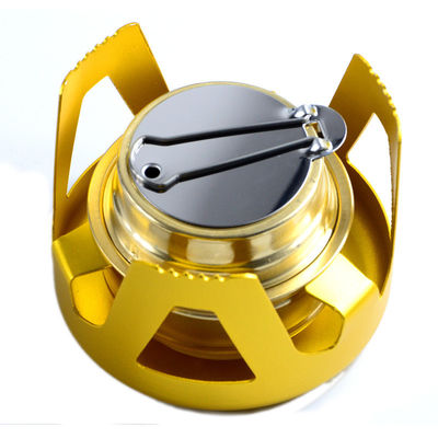Aluminiumlegering en koper Backpacking stove Draagbare opvouwbare alcohol stove voor een picknick