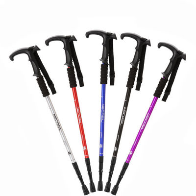 Anti-schok aluminium wandelstok WAK556 voor kamperen wandelen trekking