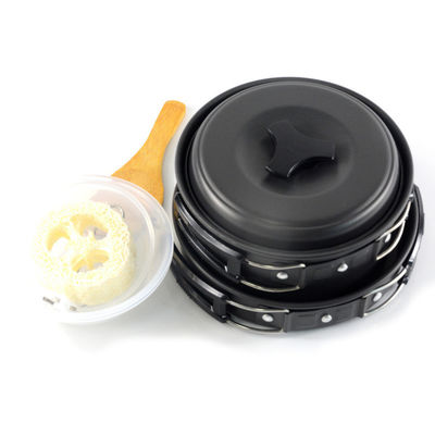 1 Pan Portable Style Camping Aluminium Kookgerei Set Essentieel voor het koken in de buitenlucht