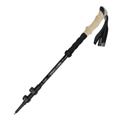 3 Gezamenlijk nummer Outdoor Camping Carbon Wandelstokken Aluminium Telescopische Trekkingstok
