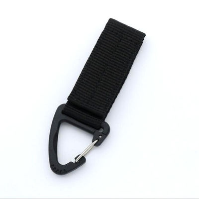65x25mm Nylon Tactical Carabiner Lanyard Strap Sleutelhanger Terugbetaling binnen 30 dagen