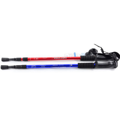 Aluminium bergtrekking klimstok voor backpacking camping telescopisch wandelstok
