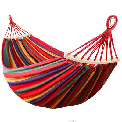 Buiten Draagbare Kamper Canvas Stof Hangende Hangende Klappende Hammock Swing Dik Makkelijk