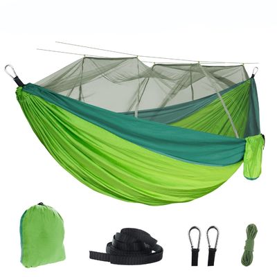 Outdoor draagbare opvouwbare parachutehammock voor outdoor avonturen