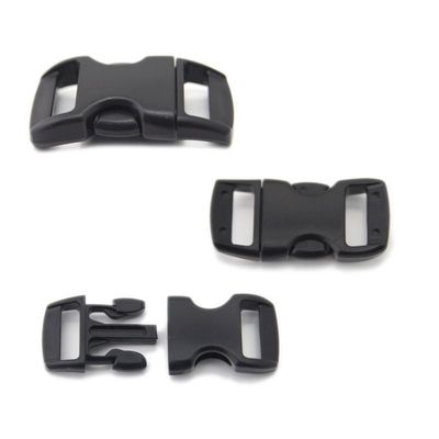 10 mm Paracord gebogen zijdelingse gesp van plastic voor de vervaardiging van Paracord-armbanden