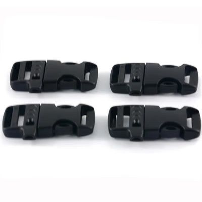Aanpassing 20 mm verstelbare nood Paracord Plastic zijdelingse afgifte fluit Buckle