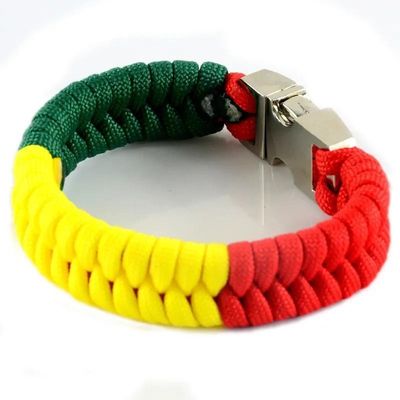Metal Release Buckle Emergency Paracord Survival Armband voor buiten avonturen