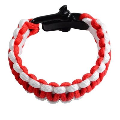 550 Paracord Survival Armband Op maat Aanvraag Verstelbare Polyester touw Armband