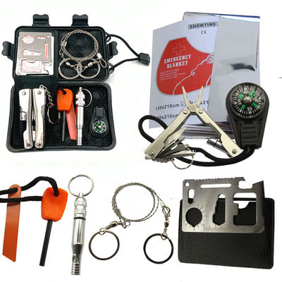 Eerste Hulp Survival Kit voor noodgevallen in de buitenlucht Blijf veilig en voorbereid op je kampeertrip