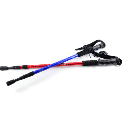 Outdoor Alpenstock Klimstok 90-135cm 4 sectie Aluminium Telescopische wandelstok