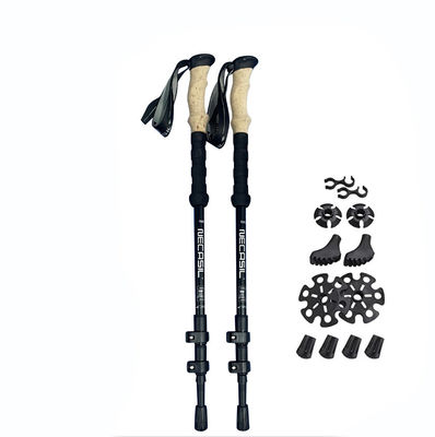 Outdoor-avonturen en wandelen Verstelbare vouwbare wandelstok Aluminium wandelstok
