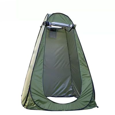 Outdoor Pop up Camping Tent Polyester Zilveren Coating Toliet Tent Top Style Pup Tent