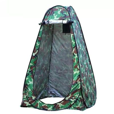 Outdoor Pop up Camping Tent Polyester Zilveren Coating Toliet Tent Top Style Pup Tent