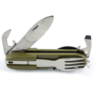 US Draagbare vouwbare stijl Outdoor camping tafelgerei Set roestvrij staal mes vork lepel