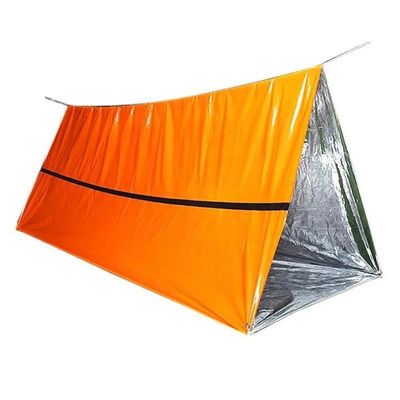 PE draagbare tent voor buitensport, overleving, noodtoestand, buis tent voor noodtoestand