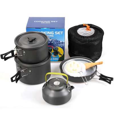 Buitenkeuken Aluminium campingpot en pannen Kookgerei Set met snelle verzendkosten