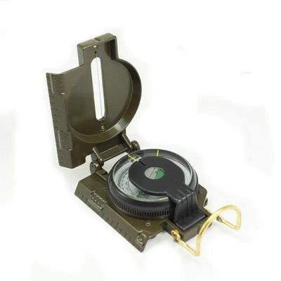 Multifunctioneel metalen militair geschikt kompas voor kamperen