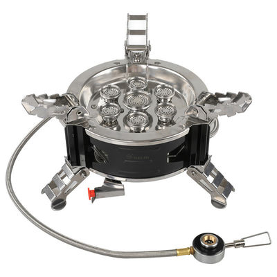 Volledig betaald roestvrij staal camping gaskachel Outdoor Draagbare picknick Split Gas Cooker