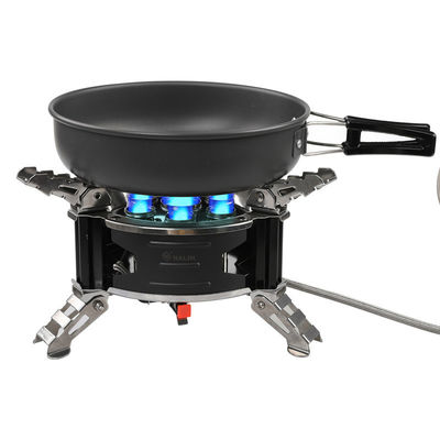 Volledig betaald roestvrij staal camping gaskachel Outdoor Draagbare picknick Split Gas Cooker