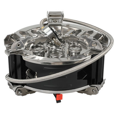 Volledig betaald roestvrij staal camping gaskachel Outdoor Draagbare picknick Split Gas Cooker