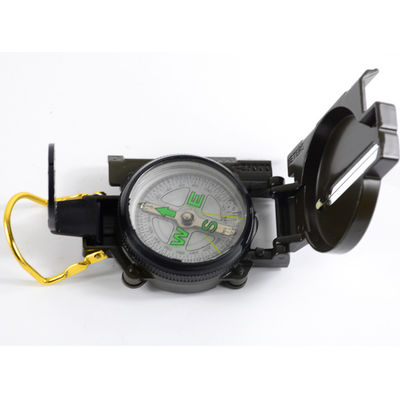 Outdoor Camping Survival Mini vouwkompas Multifunctioneel waterdicht metalen kompas