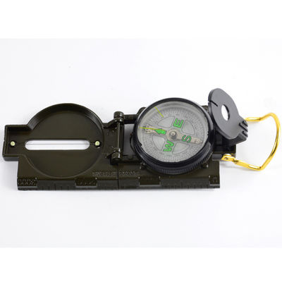 Outdoor Camping Survival Mini vouwkompas Multifunctioneel waterdicht metalen kompas