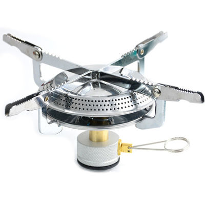 Outdoor mini camping gaskachel met roestvrij en koper draagbare opvouwbare gasoven