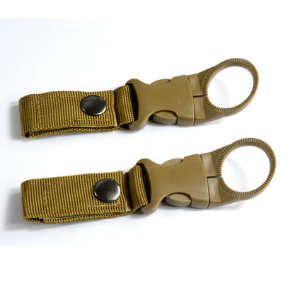 Buiten Tactische Nylon Gordel Sleutelhanger Waterfleshouder Clip voor aangepast verzoek