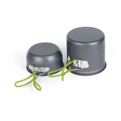 Outdoor Camping Hiking Picnic Aluminium legering 12X16cm Backpacking Kookpot Mess Kit