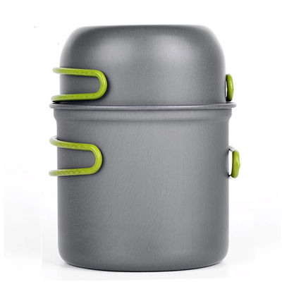 Outdoor Camping Hiking Picnic Aluminium legering 12X16cm Backpacking Kookpot Mess Kit