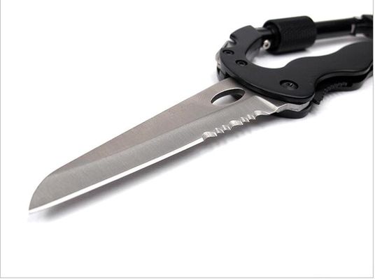 Outdoor Camping EDC Multi Tool Multi Function Pocket Carabiner Knife 30 dagen geld terug