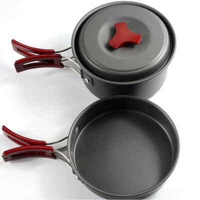 Buiten aluminium gegoten kookgerei draagbaar opvouwbaar campingpot set aluminium materiaal