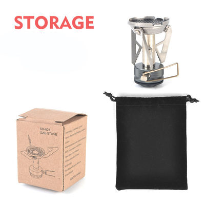 Outdoor draagbare camping gaskachel kachel mini-brander kachel met power coated afwerking
