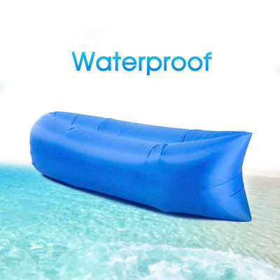 Outdoor Portable Camping Air Sofa Waterproof Polyester Air Lounger voor strand of camping