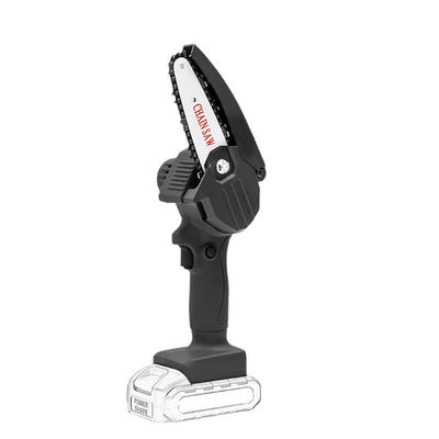 130 mm draagbare elektrische handzaag met ketting, draadloze mini-kettingzaag voor hout snijden DFG4563