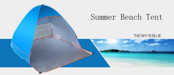 All Season Groene buiten strand tent Zonneschaduw Automatisch Pop-up Waterdicht Familietent