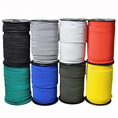 3 mm diameter hoogsterk zwart elastisch bungee touw voor zware toepassingen