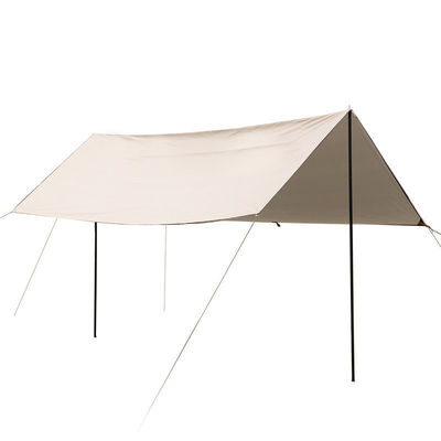 Tent van polyester voor buitenkamperen met zilveren coating en een enkele huidstructuur