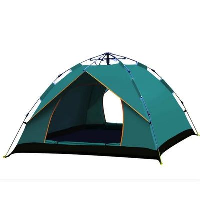 Op maat gemaakte aanvraag Outdoor Draagbare Automatische Waterdichte Camping Tent Stijl 2 deuren