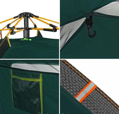 Op maat gemaakte aanvraag Outdoor Draagbare Automatische Waterdichte Camping Tent Stijl 2 deuren