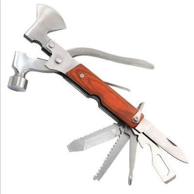 Multifunktioneel Pocket Camping Hammer Axe roestvrijstalen handgereedschap met DFG456 ontwerp