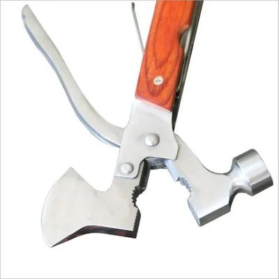 Multifunktioneel Pocket Camping Hammer Axe roestvrijstalen handgereedschap met DFG456 ontwerp