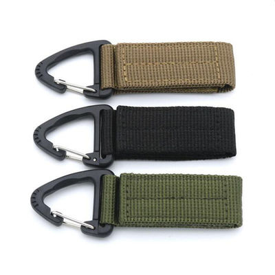 65x25mm Nylon Tactical Carabiner Lanyard Strap Sleutelhanger Terugbetaling binnen 30 dagen