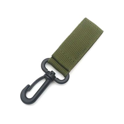 Custom Polyester Sleutelhanger Lanyards Carabiner Sleutelhanger Essentieel voor Outdoor Camping