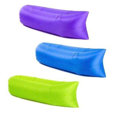 Outdoor Draagbare Strand Air Sofa Camping Opblaasbare Lazy Sofa 1 stuk Min.Order