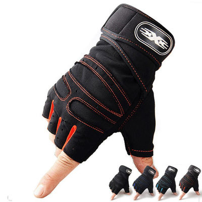 Unisex fietshandschoen Halve vinger Anti-slip Mountainbike Riding Handschoenen Aanvankelijke betaling
