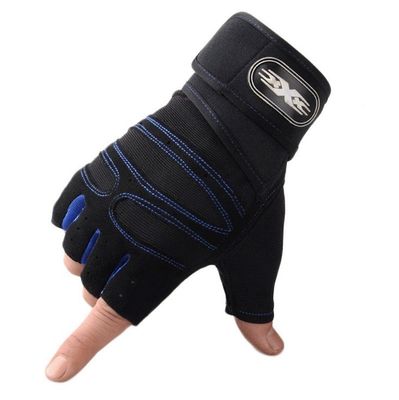 Unisex fietshandschoen Halve vinger Anti-slip Mountainbike Riding Handschoenen Aanvankelijke betaling