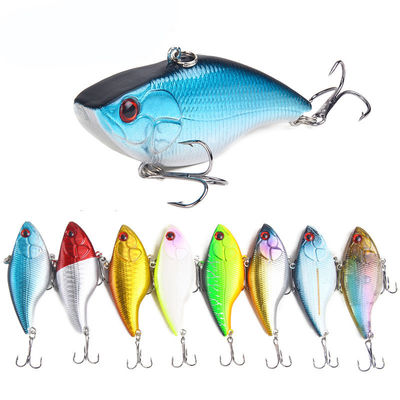 3D-oog kunstmatig aas 6 Haak Minnow Vislokken Hard plastic zwembadlokken voor vissers